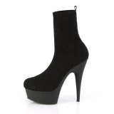 Vegan 15 cm DELIGHT-1000 plat� stretch ankel booties