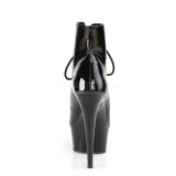Vegan 15 cm DELIGHT-600-22 plat� ankel booties