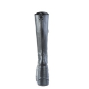 Vegan 15 cm WAVE-200 demonia knee boots wedges platform