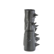 Vegan 18 cm SLAY-77 alternative ankle boots platform black
