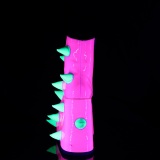Vegan 18 cm SLAY-77 demoniacult alternativa platboots neon