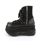 Vegan 7,5 cm NEPTUNE-115 demonia ankle boots - unisex platform ankle boots