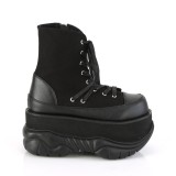 Vegan 7,5 cm NEPTUNE-115 demonia ankle boots - unisex platform ankle boots