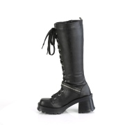 Vegan 7 cm Demonia BRATTY-206 chunky heel platform boots