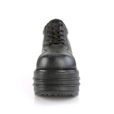 Vegan 9 cm TEMPO-08 Platform Mens Gothic Shoes