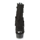 Vegan suede 15 cm DELIGHT-1014 �ppen t� ankel booties