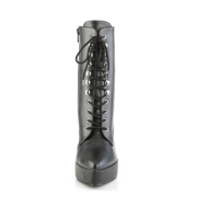 Vegan svart 13,5 cm INDULGE-1020 ankel booties f�r m�n