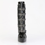 Vegan svart 13,5 cm ankel booties f�r m�n