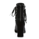 Velvet 10 cm DEMONIA CRYPTO-51 platform womens ankle boots