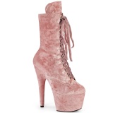 Velvet 18 cm ADORE-1045VEL Rosa ankle boots high heels