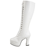 Vit Lack 13 cm ELECTRA-2020 H�ga Damst�vlar f�r M�n