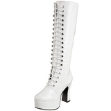 Vit Lack 13 cm ELECTRA-2020 H�ga Damst�vlar f�r M�n
