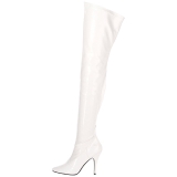Vit Lack 13 cm SEDUCE-3000 L�rh�ga St�vlar f�r M�n