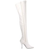 Vit Lack 13 cm SEDUCE-3000 L�rh�ga St�vlar f�r M�n
