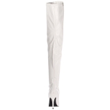 Vit Lack 13 cm SEDUCE-3000 L�rh�ga St�vlar f�r M�n