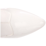 Vit Lack 13 cm SEDUCE-3000 L�rh�ga St�vlar f�r M�n