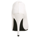 Vit Lack 13 cm SEDUCE-420 Pumps H�gklackade Herrskor