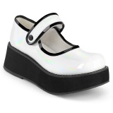 Vita 6 cm SPRITE-01 emo maryjane skor - kvinder platåskor med spänne