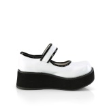 Vita 6 cm SPRITE-01 emo maryjane skor - kvinder platskor med spnne