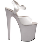 White Patent 20 cm XTREME-809 High Heels Platform