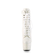 White glitter 18 cm ADORE-1020GDLG Pole dancing ankle boots