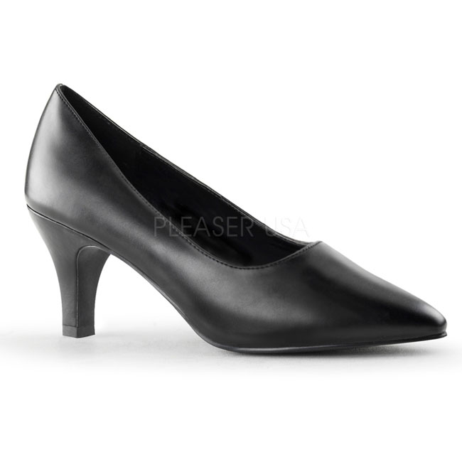 Pleaser DIVINE-420W konstl�der pumps stora storlekar storlek 43 - 44